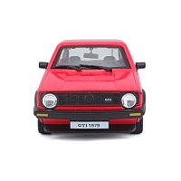 Bburago - Auta HOBBY, Volkswagen Golf Mk1 GTI (1979), červená, 1:24