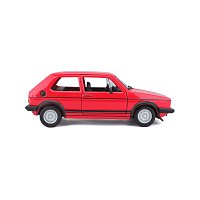 Bburago - Auta HOBBY, Volkswagen Golf Mk1 GTI (1979), červená, 1:24