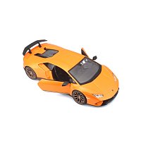 Bburago - Auta HOBBY, Lamborghini Huracán Performante, oranžová metalíza, 1:24