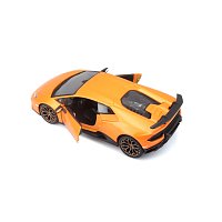 Bburago - Auta HOBBY, Lamborghini Huracán Performante, oranžová metalíza, 1:24