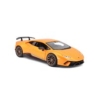 Bburago - Auta HOBBY, Lamborghini Huracán Performante, oranžová metalíza, 1:24