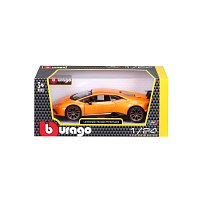 Bburago - Auta HOBBY, Lamborghini Huracán Performante, oranžová metalíza, 1:24