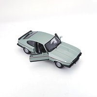 Bburago - Auta HOBBY, Ford Capri 1600 GT (1982), světle zelená metalíza, 1:24