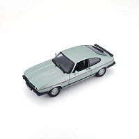 Bburago - Auta HOBBY, Ford Capri 1600 GT (1982), světle zelená metalíza, 1:24