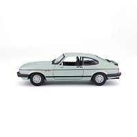Bburago - Auta HOBBY, Ford Capri 1600 GT (1982), světle zelená metalíza, 1:24