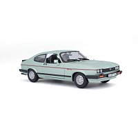 Bburago - Auta HOBBY, Ford Capri 1600 GT (1982), světle zelená metalíza, 1:24
