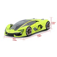 Bburago - Auta HOBBY, Lamborghini Terzo Millennio, světle zelená, 1:24