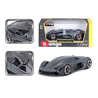 Bburago - Auta HOBBY, Lamborghini Terzo Millennio, šedá metalíza, 1:24