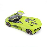 Bburago - Auta HOBBY, Lamborghini Terzo Millennio, šedá metalíza, 1:24