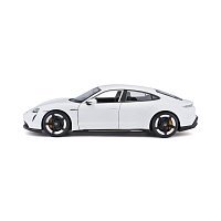 Bburago - Auta HOBBY, Porsche Taycan Turbo S, bílá, 1:24