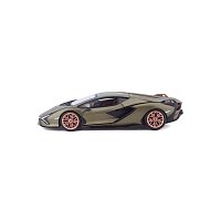 Bburago - Auta HOBBY, Lamborghini Sián FKP 37, matná zelená metalíza, 1:24