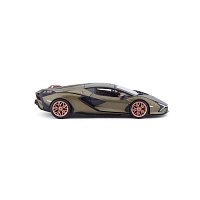 Bburago - Auta HOBBY, Lamborghini Sián FKP 37, matná zelená metalíza, 1:24
