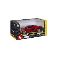 Bburago - Auta HOBBY, Lamborghini Sián FKP 37, červená metalíza, 1:24