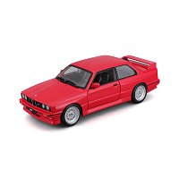 Bburago - Auta HOBBY, 1988 BMW 3 Series M3, červená, 1:24