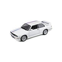 Bburago - Auta HOBBY, 1988 BMW 3 Series M3, bílá, 1:24