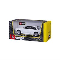 Bburago - Auta HOBBY, 1988 BMW 3 Series M3, bílá, 1:24