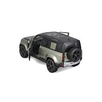 Bburago - Auta HOBBY, 2022 Land Rover Defender 110, zelená metalíza, 1:24