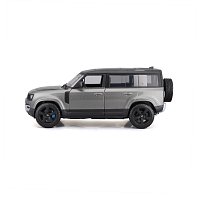 Bburago - Auta HOBBY, 2022 Land Rover Defender 110, šedá metalíza, 1:24