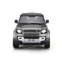 Bburago - Auta HOBBY, 2022 Land Rover Defender 110, šedá metalíza, 1:24