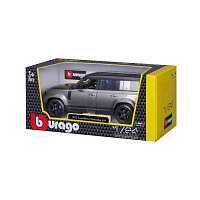 Bburago - Auta HOBBY, 2022 Land Rover Defender 110, šedá metalíza, 1:24