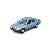 Bburago - Auta HOBBY, Mercedes-Benz 190 E 2.6, modrá metalíza, 1:24