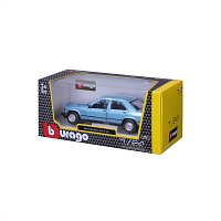 Bburago - Auta HOBBY, Mercedes-Benz 190 E 2.6, modrá metalíza, 1:24