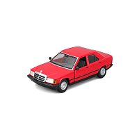 Bburago - Auta HOBBY, Mercedes-Benz 190 E 2.6, červená, 1:24
