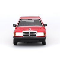 Bburago - Auta HOBBY, Mercedes-Benz 190 E 2.6, červená, 1:24