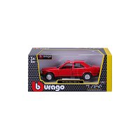 Bburago - Auta HOBBY, Mercedes-Benz 190 E 2.6, červená, 1:24