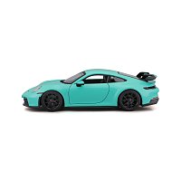 Bburago - Auta HOBBY, Porsche 911 GT3, zelená mint, 1:24