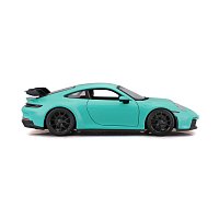 Bburago - Auta HOBBY, Porsche 911 GT3, zelená mint, 1:24