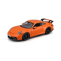 Bburago - Auta HOBBY, Porsche 911 GT3, oranžová, 1:24