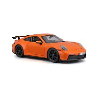 Bburago - Auta HOBBY, Porsche 911 GT3, oranžová, 1:24