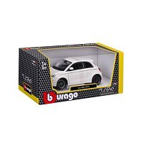 Bburago - Auta HOBBY, Fiat 500e (2023), bílá, 1:24