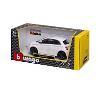 Bburago - Auta HOBBY, Fiat 500e (2023), bílá, 1:24