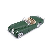 Bburago - Auta HOBBY, Jaguar XK 120 Roadster (1951), tmavě zelená, 1:24