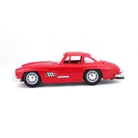 Bburago - Auta HOBBY, Mercedes-Benz 300 SL (1954), červená, 1:24
