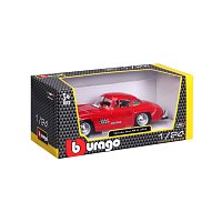 Bburago - Auta HOBBY, Mercedes-Benz 300 SL (1954), červená, 1:24