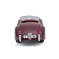 Bburago - Auta HOBBY, Jaguar XK 120 Roadster (1951), červená, 1:24