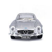 Bburago - Auta HOBBY, Mercedes-Benz 300 SL (1954), stříbrná, 1:24