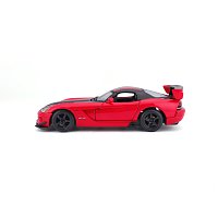 Bburago - Auta HOBBY, Dodge Viper SRT 10 ACR, červeno-černá, 1:24