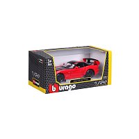 Bburago - Auta HOBBY, Dodge Viper SRT 10 ACR, červeno-černá, 1:24