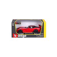 Bburago - Auta HOBBY, Dodge Viper SRT 10 ACR, červeno-černá, 1:24