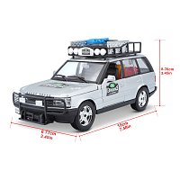 Bburago - Auta HOBBY, Range Rover, stříbrná, 1:24