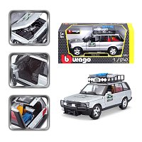 Bburago - Auta HOBBY, Range Rover, stříbrná, 1:24
