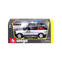 Bburago - Auta HOBBY, Range Rover, stříbrná, 1:24