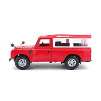 Bburago - Auta HOBBY, Land Rover Series II, červená, 1:24