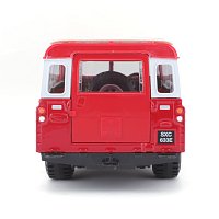 Bburago - Auta HOBBY, Land Rover Series II, červená, 1:24