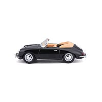 Bburago - Auta HOBBY, Porsche 356B Cabriolet (1961), černá, 1:24
