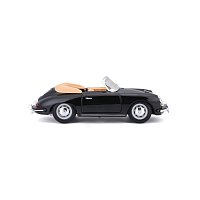 Bburago - Auta HOBBY, Porsche 356B Cabriolet (1961), černá, 1:24